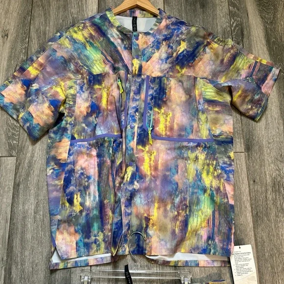 NWT Lululemon Acid Psychedelic EDM XXL shirt shorts set - Picture 3 of 6